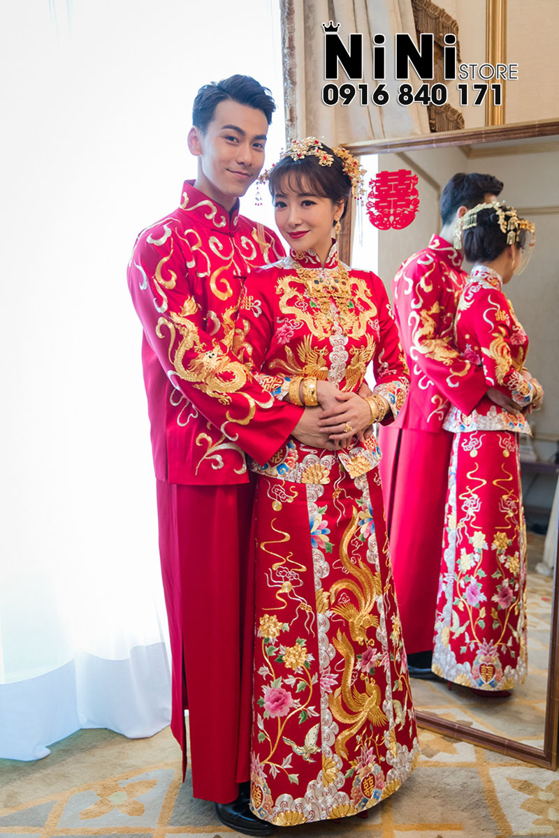 Xu hướng áo cưới Trung Quốc áo khỏa đẹp nhất 2023  NiNiStore
