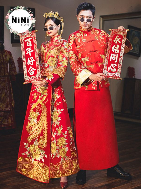 Cách trang điểm, makeup làm tóc cho cô dâu cổ trang Trung Quốc
