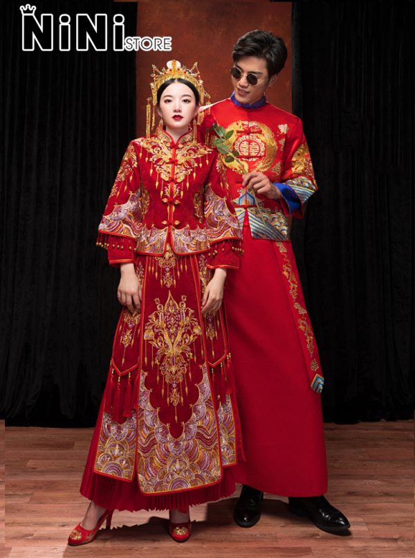 Chỗ Thuê áo cưới cổ trang Trung Quốc đẹp tại Thủ đức  q9  Áo dài Cô Sáu